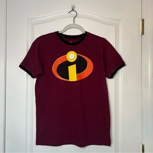 BoxLunch Disney Maroon The Incredibles 2 Logo Graphic Tee